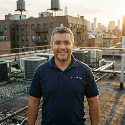 Anthony Ricci, senior HVAC technician